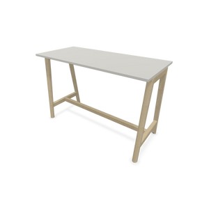 Narbutas Nova Wood Hochtisch - Spanplatte Perlgrau