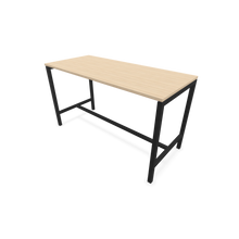 Laden Sie das Bild in den Galerie-Viewer, Narbutas Nova Hochtisch - Spanplatte Eschendekor sandbeige mit Struktur