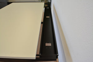 MC OFFICE SHOP MC Stand V2 Sitz-Steh Schreibtisch elektrisch höhenverstellbar von 640-1300mm - 2000x1000mm - Spanplatte - Kristallweiss