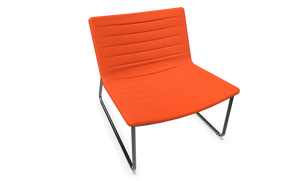 Narbutas Vegas Lounge Chair - Stoff - Hellrot