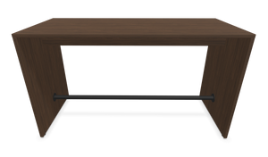 Narbutas Light Hochtisch - Spanplatte - Walnussdekor dunkel mit Struktur