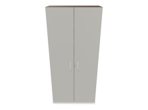 Narbutas Choice Flügeltürschrank - Spanplatte - Walnussdekor dunkel mit Struktur