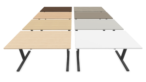Narbutas T-Easy Schreibtisch - Spanplatte - Eschendekor sandbeige mit Struktur