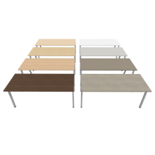 Laden Sie das Bild in den Galerie-Viewer, Narbutas Nova A Schreibtisch - Spanplatte Eschendekor sandbeige mit Struktur