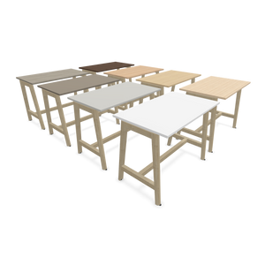 Narbutas Nova Wood Hochtisch - Spanplatte Cubanitgrau