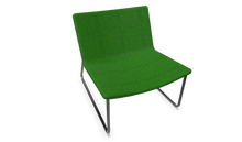 Laden Sie das Bild in den Galerie-Viewer, Narbutas Vegas Lounge Chair - Stoff - Grün melange