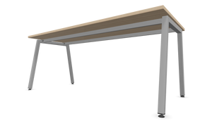 Narbutas Nova A Schreibtisch - Spanplatte - Eschendekor sandbeige mit Struktur