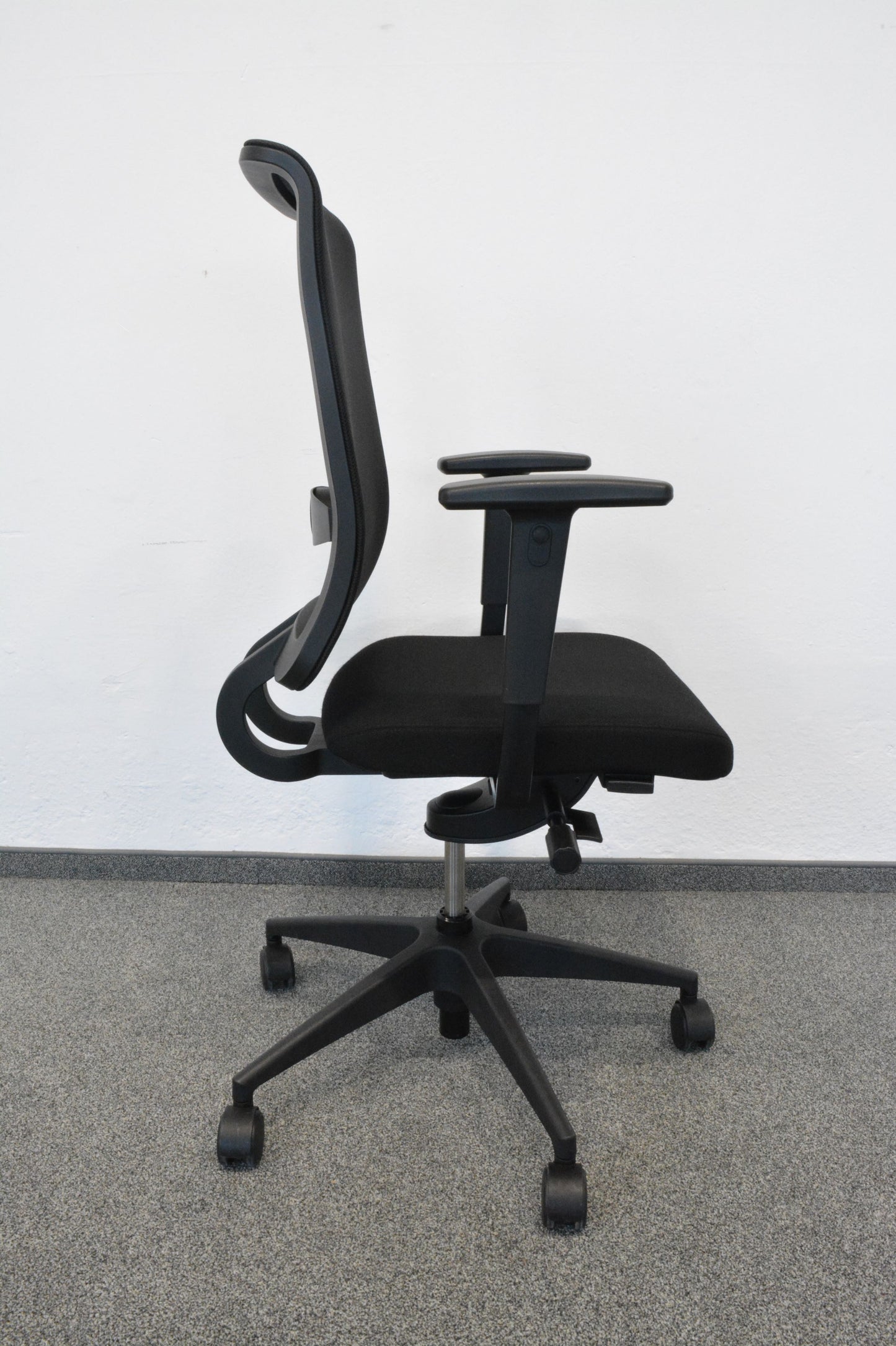 Girsberger Girsberger Reflex Bürodrehstuhl mit Armlehnen - Stoff - Schwarz