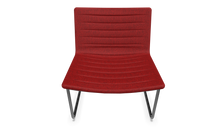 Laden Sie das Bild in den Galerie-Viewer, Narbutas Vegas Lounge Chair - Stoff - Rot melange