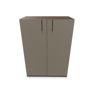 Narbutas Choice Flügeltürschrank - Spanplatte - Walnussdekor dunkel mit Struktur