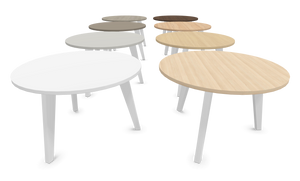 Narbutas Amber Lounge Table - Spanplatte - Holzdekor grau mit Struktur