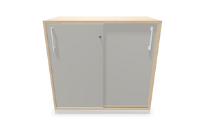 Narbutas Choice Schiebetürschrank - Spanplatte - Eschendekor sandbeige mit Struktur