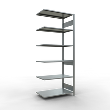 Laden Sie das Bild in den Galerie-Viewer, Schulte Lagertechnik Stecksystem Anbauregal MULTIplus85 mit Längenriegel - Metall - Verzinkt