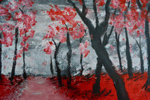 Laden Sie das Bild in den Galerie-Viewer, Muhlig Jeremia Roter Herbst - Leinwand auf Holzrahmen - Diverse