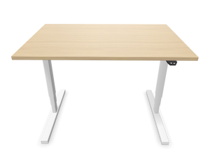 Narbutas Easy High Sitz-Steh Schreibtisch - Spanplatte - Eichendekor gebleicht