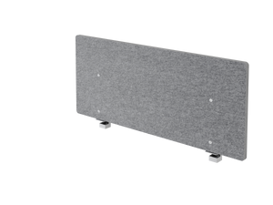 MC MyWand Tischtrennwand für Tische - Kunststoff - Grau gemustert