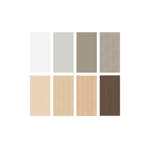 Narbutas Nova Wood Schreibtisch - Spanplatte Eichendekor gebleicht