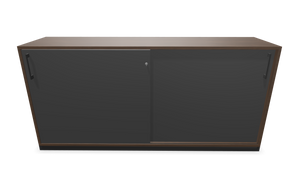 Narbutas Choice Schiebetürschrank - Spanplatte - Walnussdekor dunkel mit Struktur