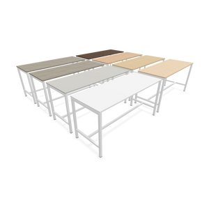 Narbutas Nova Hochtisch - Spanplatte Eschendekor sandbeige mit Struktur