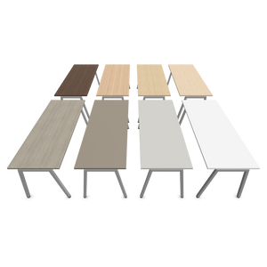 Narbutas Nova A Schreibtisch - Spanplatte Eschendekor sandbeige mit Struktur