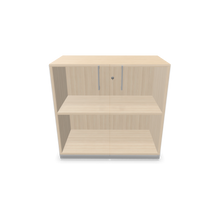 Laden Sie das Bild in den Galerie-Viewer, Narbutas Choice Flügeltürschrank - Spanplatte Eschendekor sandbeige mit Struktur