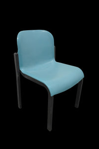 Massimo Papiri modelo typy Stuhl ohne Armlehnen stapelbar - Kunststoff - Grün/Schwarz