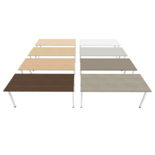 Laden Sie das Bild in den Galerie-Viewer, Narbutas Nova A Schreibtisch - Spanplatte - Eschendekor sandbeige mit Struktur
