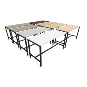 Narbutas Nova Hochtisch - Spanplatte Eschendekor sandbeige mit Struktur