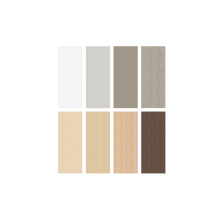 Laden Sie das Bild in den Galerie-Viewer, Narbutas Nova Hochtisch - Spanplatte Eschendekor sandbeige mit Struktur