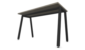 Narbutas Nova A Schreibtisch - Spanplatte - Holzdekor grau mit Struktur
