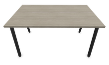 Laden Sie das Bild in den Galerie-Viewer, Narbutas Nova A Schreibtisch - Spanplatte - Holzdekor grau mit Struktur