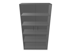 Narbutas Choice Flügeltürschrank - Spanplatte - Dunkelgrau