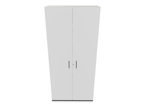 Narbutas Choice Flügeltürschrank - Spanplatte - Perlgrau