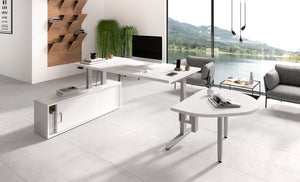 MC MyOffice Chef Büro Plus - Spanplatte - Weiss