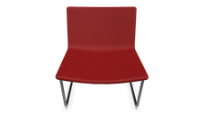 Laden Sie das Bild in den Galerie-Viewer, Narbutas Vegas Lounge Chair - Stoff - Rot melange