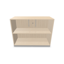 Laden Sie das Bild in den Galerie-Viewer, Narbutas Choice Flügeltürschrank - Spanplatte - Eschendekor sandbeige mit Struktur