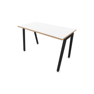 Narbutas Nova A Schreibtisch - Spanplatte Weiss / Holz