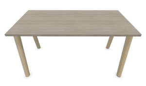 Narbutas Nova Wood Schreibtisch - Spanplatte - Holzdekor grau mit Struktur