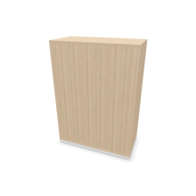 Laden Sie das Bild in den Galerie-Viewer, Narbutas Choice Flügeltürschrank - Spanplatte Eschendekor sandbeige mit Struktur