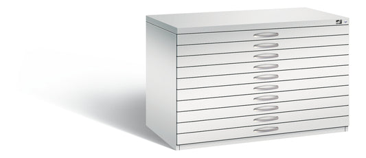 C+P Flachablageschrank Serie 7100_7200, H760xB110