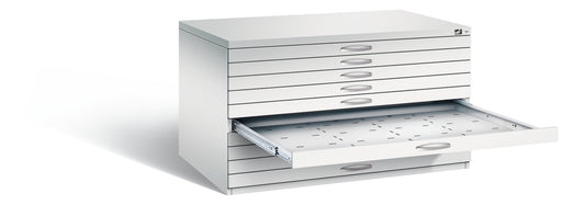 C+P Flachablageschrank Serie 7100_7200, H760xB135