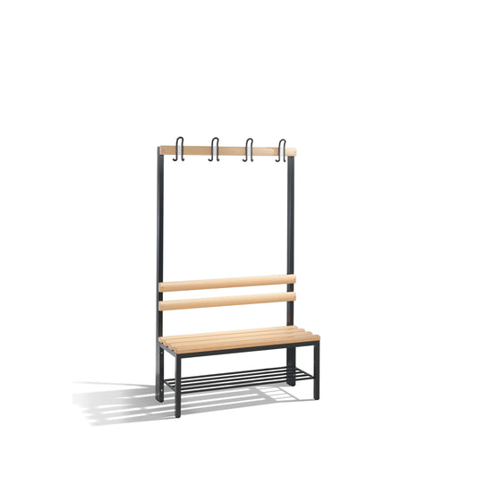 C+P Garderobenbank einseitig Basic, H1650xB1000xT