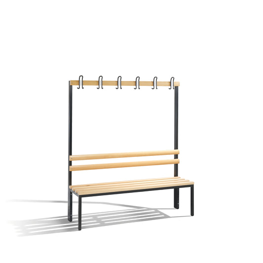 C+P Garderobenbank einseitig Basic, H1650xB1500xT