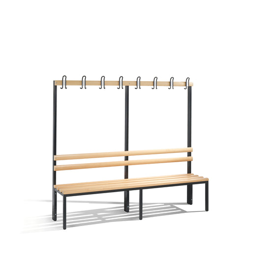 C+P Garderobenbank einseitig Basic, H1650xB1960xT