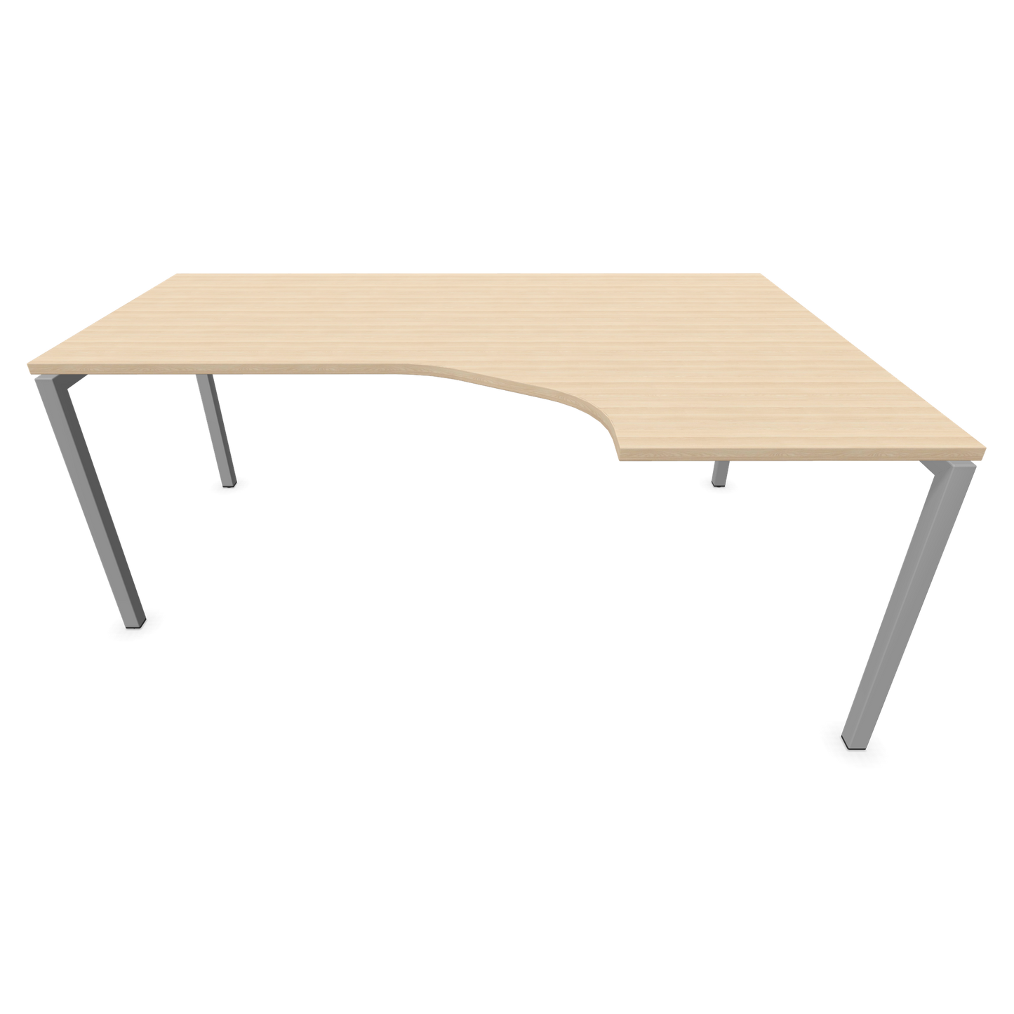 Narbutas Nova U Eckschreibtisch - Spanplatte Eschendekor sandbeige mit Struktur