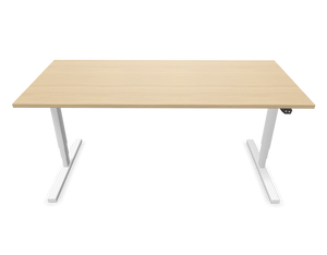 Narbutas Easy High Sitz-Steh Schreibtisch - Spanplatte - Eichendekor gebleicht