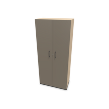 Laden Sie das Bild in den Galerie-Viewer, Narbutas Choice Flügeltürschrank - Spanplatte Eschendekor sandbeige mit Struktur