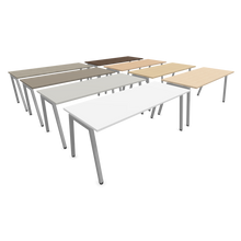 Laden Sie das Bild in den Galerie-Viewer, Narbutas Nova A Schreibtisch - Spanplatte Eschendekor sandbeige mit Struktur