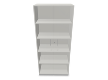 Laden Sie das Bild in den Galerie-Viewer, Narbutas Choice Flügeltürschrank - Spanplatte - Perlgrau