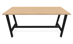 Narbutas Nova Wood Hochtisch - Spanplatte - Bernsteineichendekor mit Struktur